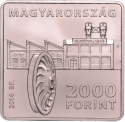 2000 Forint 2014, KM# 864, Hungary, Hungarian Explorers and Their Inventions, Ganz Works by Ábrahám Ganz