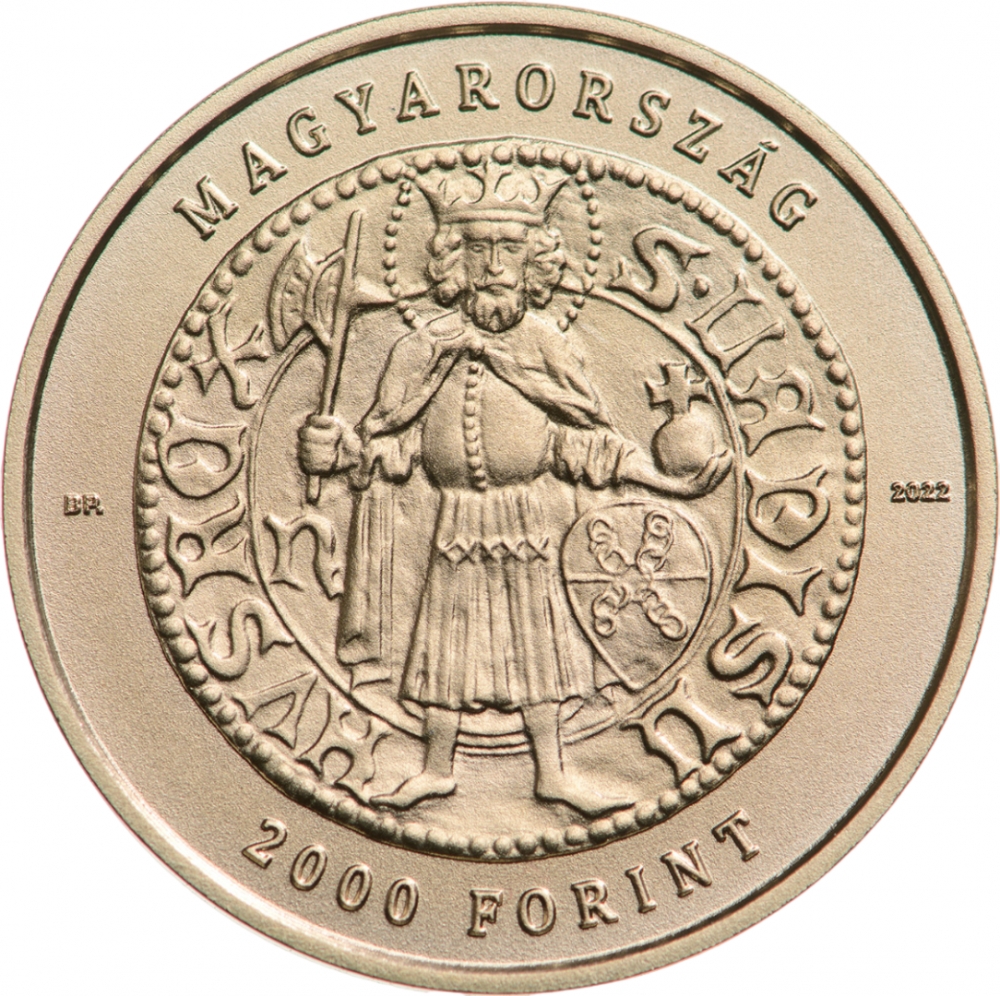 2000 Forint 2022, Adamo# EM462, Hungary, Gold Florins of Medieval Hungary, Gold Florin of John Hunyadi