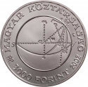 3000 Forint 2002, KM# 763, Hungary, 200th Anniversary of Birth of János Bolyai