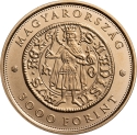 3000 Forint 2024, Hungary, Gold Florins of Medieval Hungary, Gold Florin of Ladislaus V the Posthumous