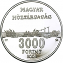 3000 Forint 2002, KM# 761, Hungary, Hortobágy National Park