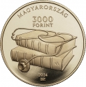 3000 Forint 2024, Hungary, 100th Anniversary of the Hungarian Pediatric Association