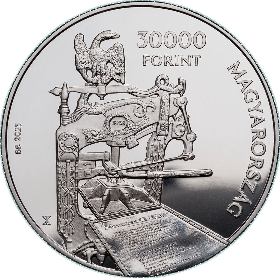 30 000 Forint 2023, Hungary, 200th Anniversary of Birth of Petőfi Sándor, Hungarian Revolution of 1848