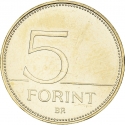 5 Forint 2021, KM# 1014, Hungary, 75th Anniversary of the Forint, 01 - F