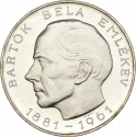 50 Forint 1961, KM# 561, Hungary, 80th Anniversary of Birth of Béla Bartók