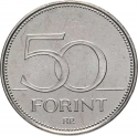 50 Forint 2016, KM# 897, Hungary, 70th Anniversary of the Forint