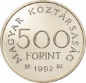 500 Forint 1992, KM# 686, Hungary, 650th Anniversary of Death of Charles I Robert