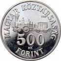500 Forint 1991, KM# 685, Hungary, 200th Anniversary of Birth of István Széchenyi