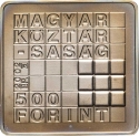 500 Forint 2002, KM# 765, Hungary, Hungarian Explorers and Their Inventions, Rubik's Cube by Ernő Rubik