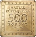 500 Forint 2002, KM# 764, Hungary, Hungarian Explorers and Their Inventions, Mechanical Turk by Wolfgang von Kempelen
