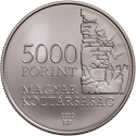 5000 Forint 2010, KM# 819, Hungary, 125th Anniversary of Birth of Dezső Kosztolányi