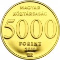5000 Forint 2010, KM# 822, Hungary, 200th Anniversary of Birth of Ferenc Erkel
