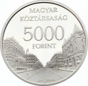5000 Forint 2009, KM# 815, Hungary, UNESCO World Heritage, Budapest