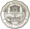 5000 Forint 2007, KM# 804, Hungary, Hungarian Churches, Reformed Great Church of Debrecen