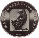 5000 Forint 2012, KM# 838, Hungary, Eurostar - Distinguished European Figures, József Reményi