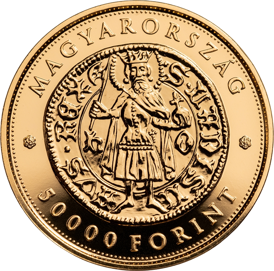 50 000 Forint 2024, Hungary, Gold Florins of Medieval Hungary, Gold Florin of Ladislaus V the Posthumous