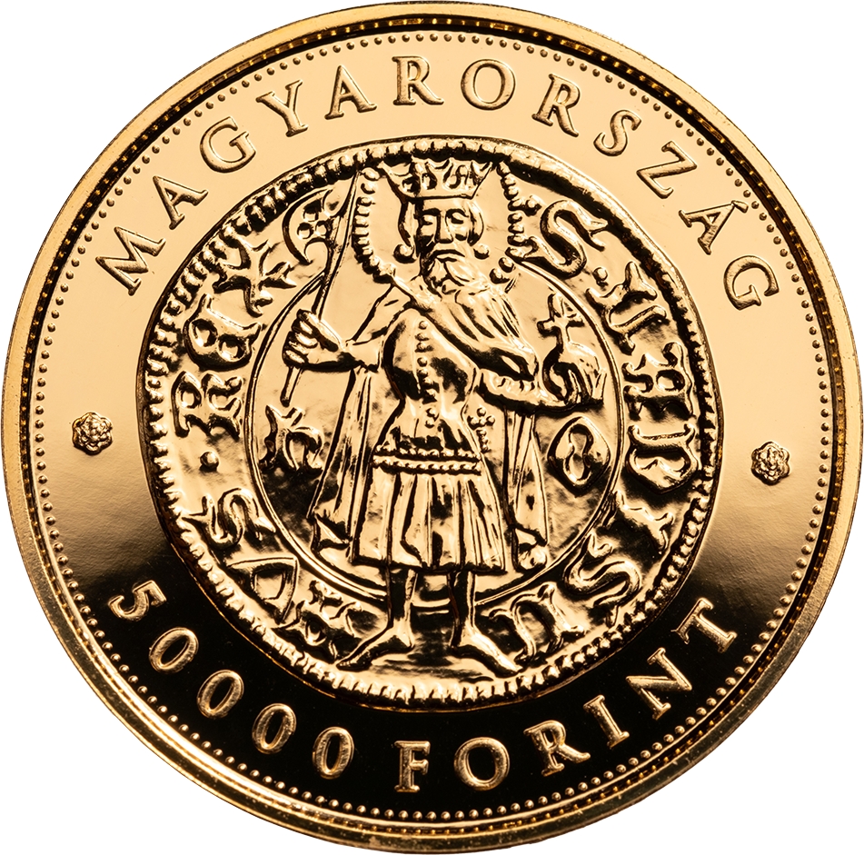 50 000 Forint 2024, Hungary, Gold Florins of Medieval Hungary, Gold Florin of Ladislaus V the Posthumous