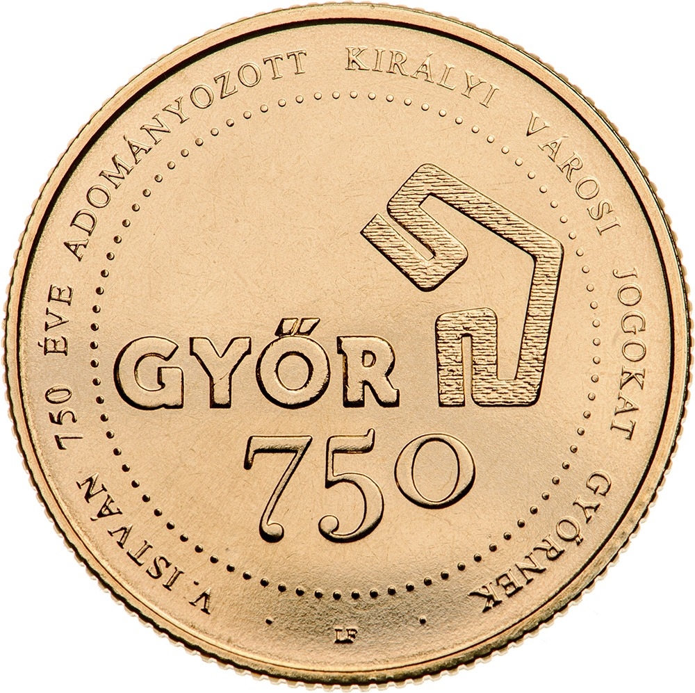 750 Forint 2021, Adamo# EM425, Hungary, 750th Anniversary of Győr Becoming a Royal Town