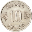 10 Aurar 1946-1969, KM# 10, Iceland
