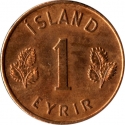 1 Eyrir 1946-1966, KM# 8, Iceland