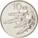 10 Kronur 1984-1994, KM# 29, Iceland