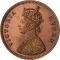 1/2 Anna 1862-1876, KM# 468, India, British (British Raj), Victoria