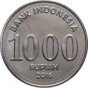 1000 Rupiah 2016, KM# 74, Indonesia, National Hero, I Gusti Ketut Pudja