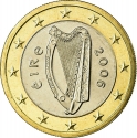 1 Euro 2002-2006, KM# 38, Ireland