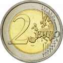 2 Euro 2016, KM# 88, Ireland, 100th Anniversary of the Easter Rising