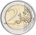 2 Euro 2023, KM# 106, Ireland, 50th Anniversary of the European Union Membership