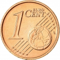 1 Euro Cent 2002-2023, KM# 32, Ireland