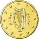 10 Euro Cent 2002-2006, KM# 35, Ireland