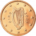 2 Euro Cent 2002-2021, KM# 33, Ireland