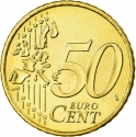 50 Euro Cent 2002-2006, KM# 37, Ireland