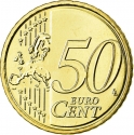 50 Euro Cent 2007-2023, KM# 49, Ireland