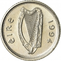 10 Pence 1993-2000, KM# 29, Ireland