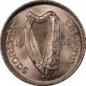 6 Pence 1928-1935, KM# 5, Ireland
