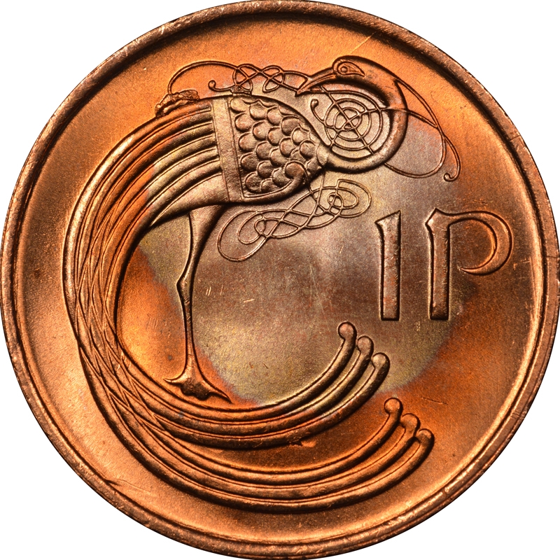 1 Penny 1988-2000, KM# 20a, Ireland