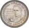 1 Crown 1981, KM# 77, Isle of Man, Elizabeth II, International Year of Disabled Persons, Louis Braille