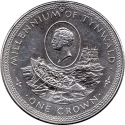 1 Crown 1979, KM# 50, Isle of Man, Elizabeth II, Millennium of Tynwald