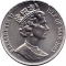 1 Crown 1985, KM# 216, Isle of Man, Elizabeth II, 85th Anniversary of Birth of the Queen Mother, Young Girl