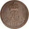 1/2 Penny 1758, KM# 6, Isle of Man, James Murray