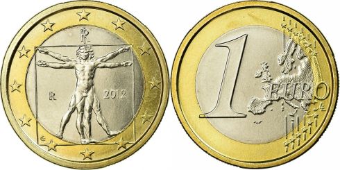 1 Euro Italy 2008-2023, KM# 250