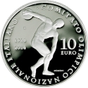 10 Euro 2014, KM# 376, Italy, 100th Anniversary of the Foundation of the Italian National Olympic Committee