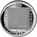 10 Euro 2008, KM# 306, Italy, 700th Anniversary of the Foundation of the University of Perugia
