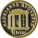 10 Euro 2017, KM# 409, Italy, Roman Emperors, Hadrian