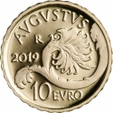 10 Euro 2019, Italy, Roman Emperors, Augustus