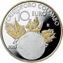 10 Euro 2019, Italy, Explorers, Christopher Columbus