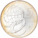 5 Euro 2003, KM# 252, Italy, Europe, People in Europe
