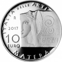 10 Euro 2017, KM# 408, Italy, Italy of Arts, Matera - Basilicata